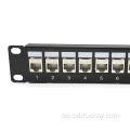 Kabelfeld Keystone Jack Cat6a UTP Patch Panel